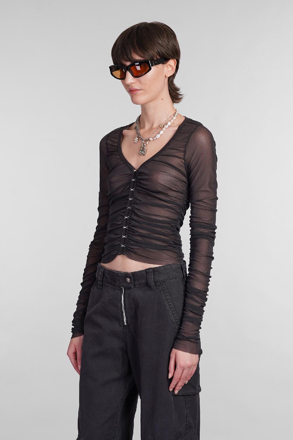 Deliberti Acne Studios Topwear in nylon nero cod. 402969 - Deliberti The Luxury Shopping 2025