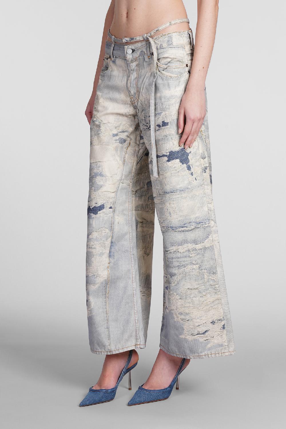 Deliberti Acne Studios Pantalone in cotone blu cod. 398853 - Deliberti The Luxury Shopping Nuovo