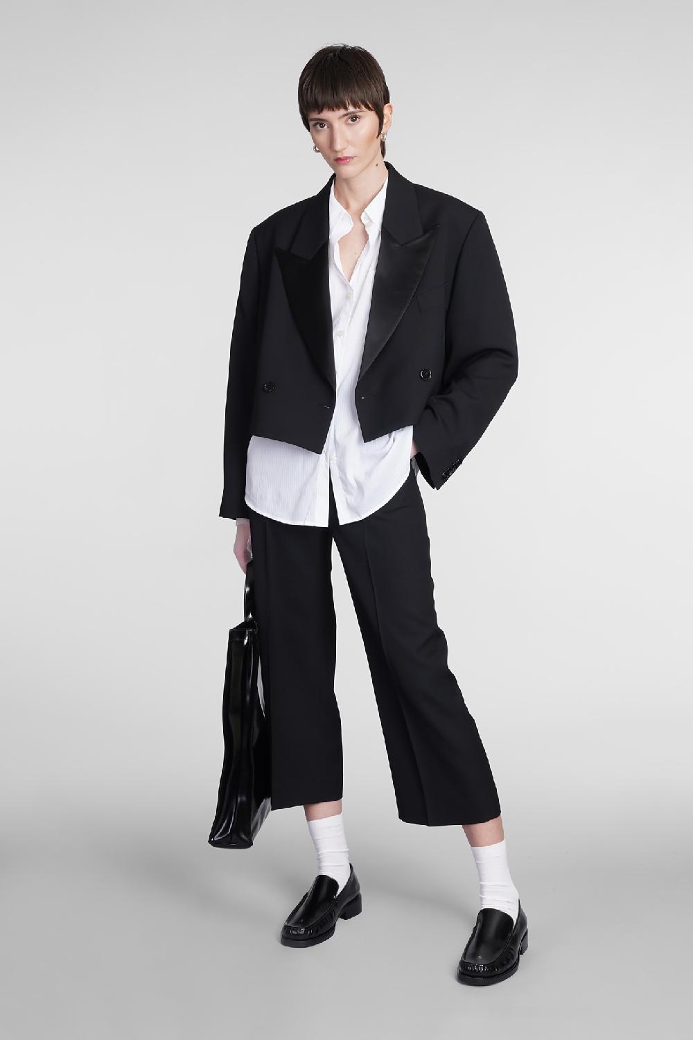 Deliberti Acne Studios Blazer in poliestere nero cod. 372986 - Deliberti The Luxury Shopping Qualità