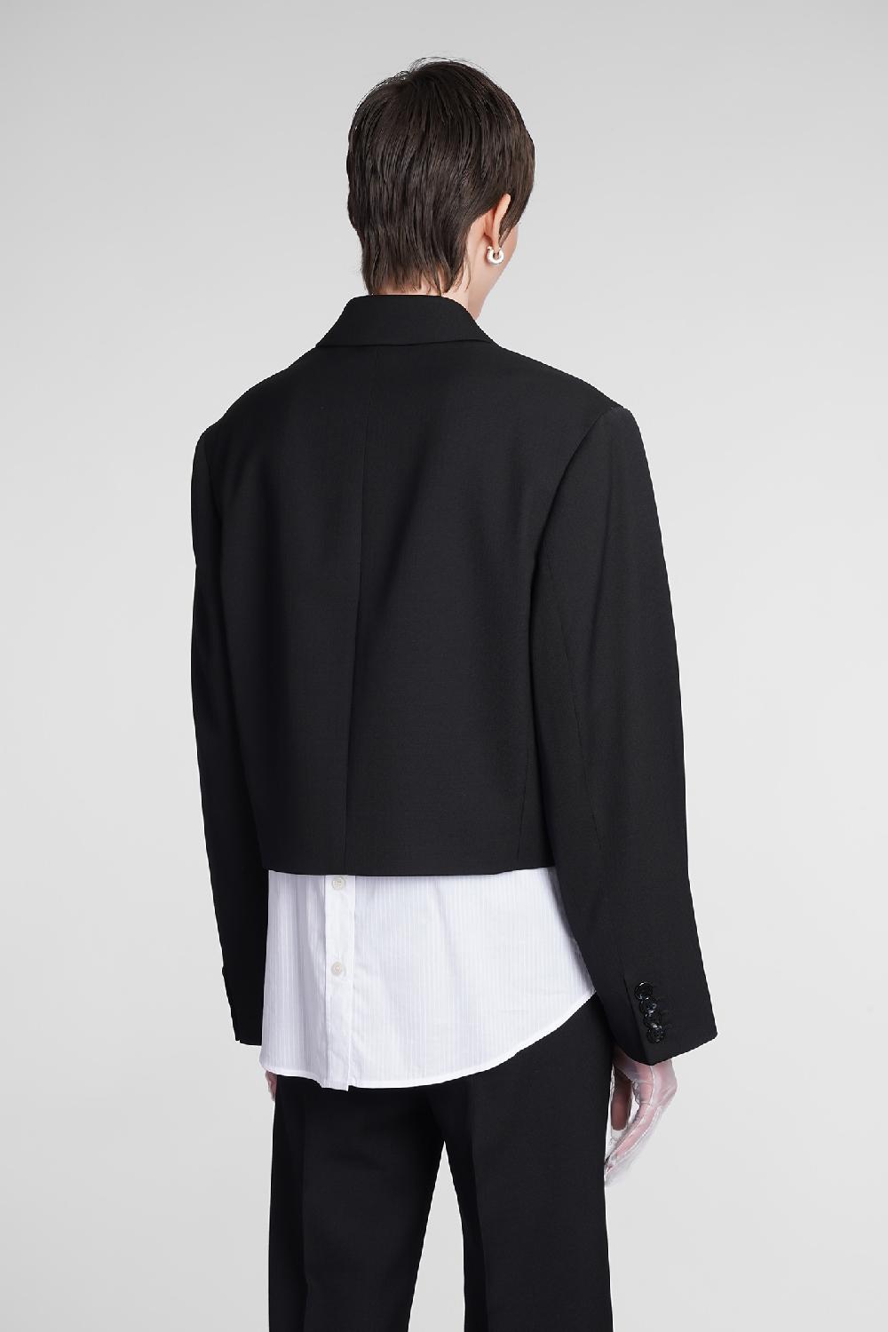 Deliberti Acne Studios Blazer in poliestere nero cod. 372986 - Deliberti The Luxury Shopping Qualità
