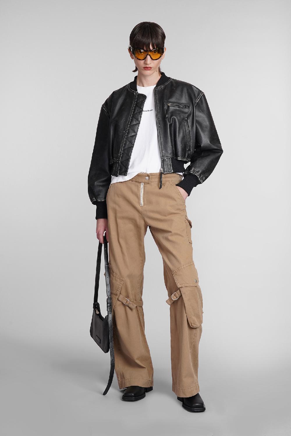 Deliberti Acne Studios Pantalone in cotone beige cod. 395328 - Deliberti The Luxury Shopping Black Friday Prezzi