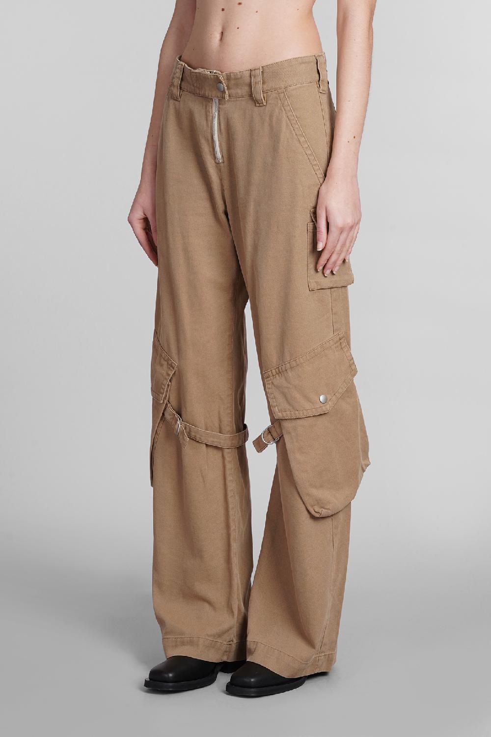 Deliberti Acne Studios Pantalone in cotone beige cod. 395328 - Deliberti The Luxury Shopping Black Friday Prezzi