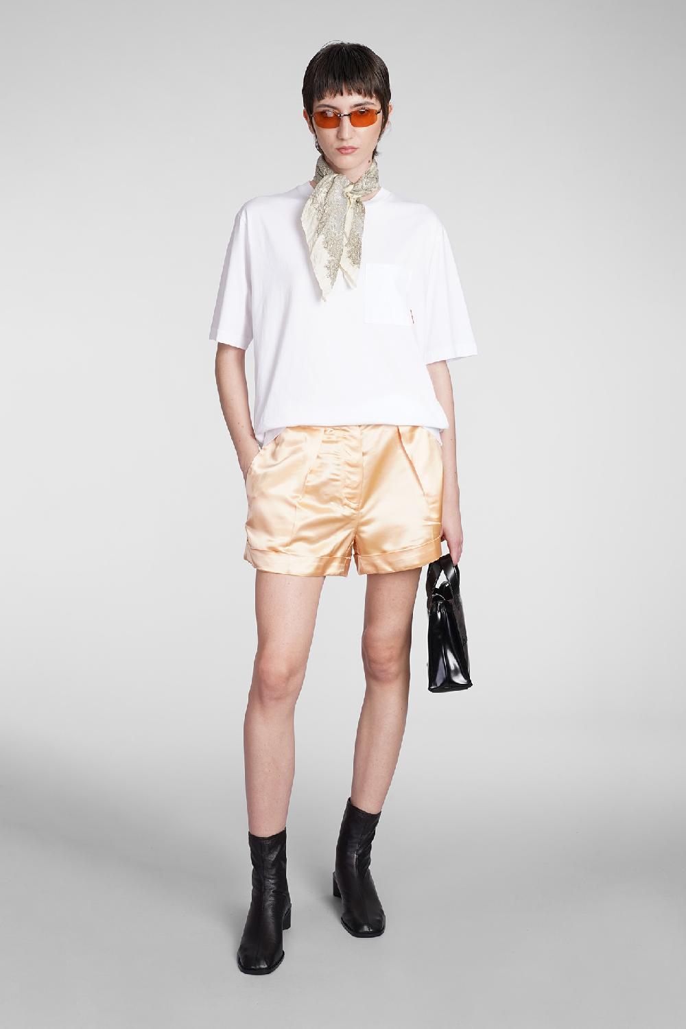 Deliberti Acne Studios T-shirt pocket in cotone bianco cod. 372359 - Deliberti The Luxury Shopping In vendita