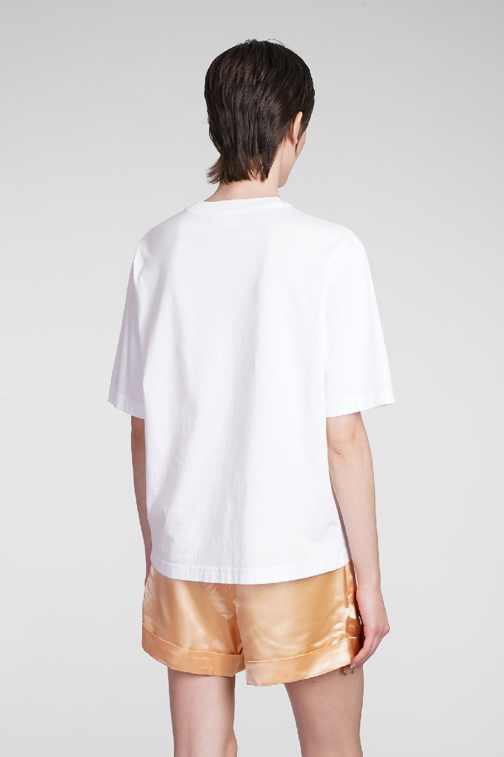 Deliberti Acne Studios T-shirt pocket in cotone bianco cod. 372359 - Deliberti The Luxury Shopping In vendita