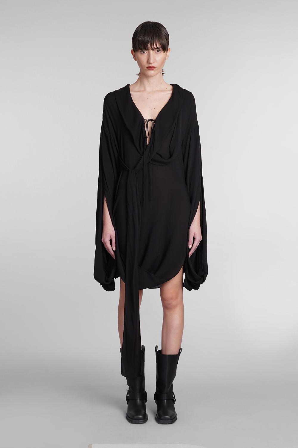 Deliberti Acne Studios Abito in viscosa nera cod. 395331 - Deliberti The Luxury Shopping