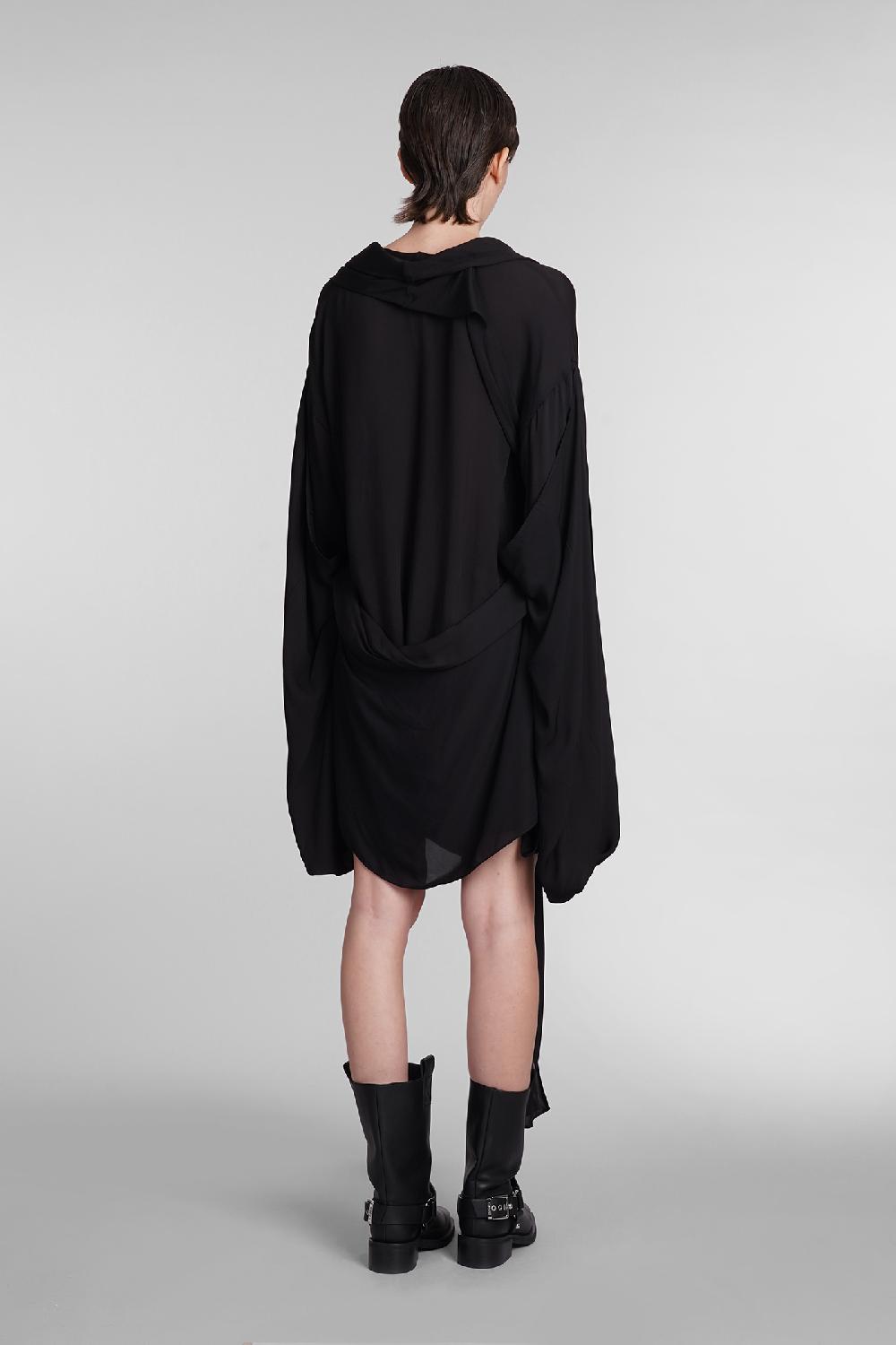 Deliberti Acne Studios Abito in viscosa nera cod. 395331 - Deliberti The Luxury Shopping Soddisfazione Garantita