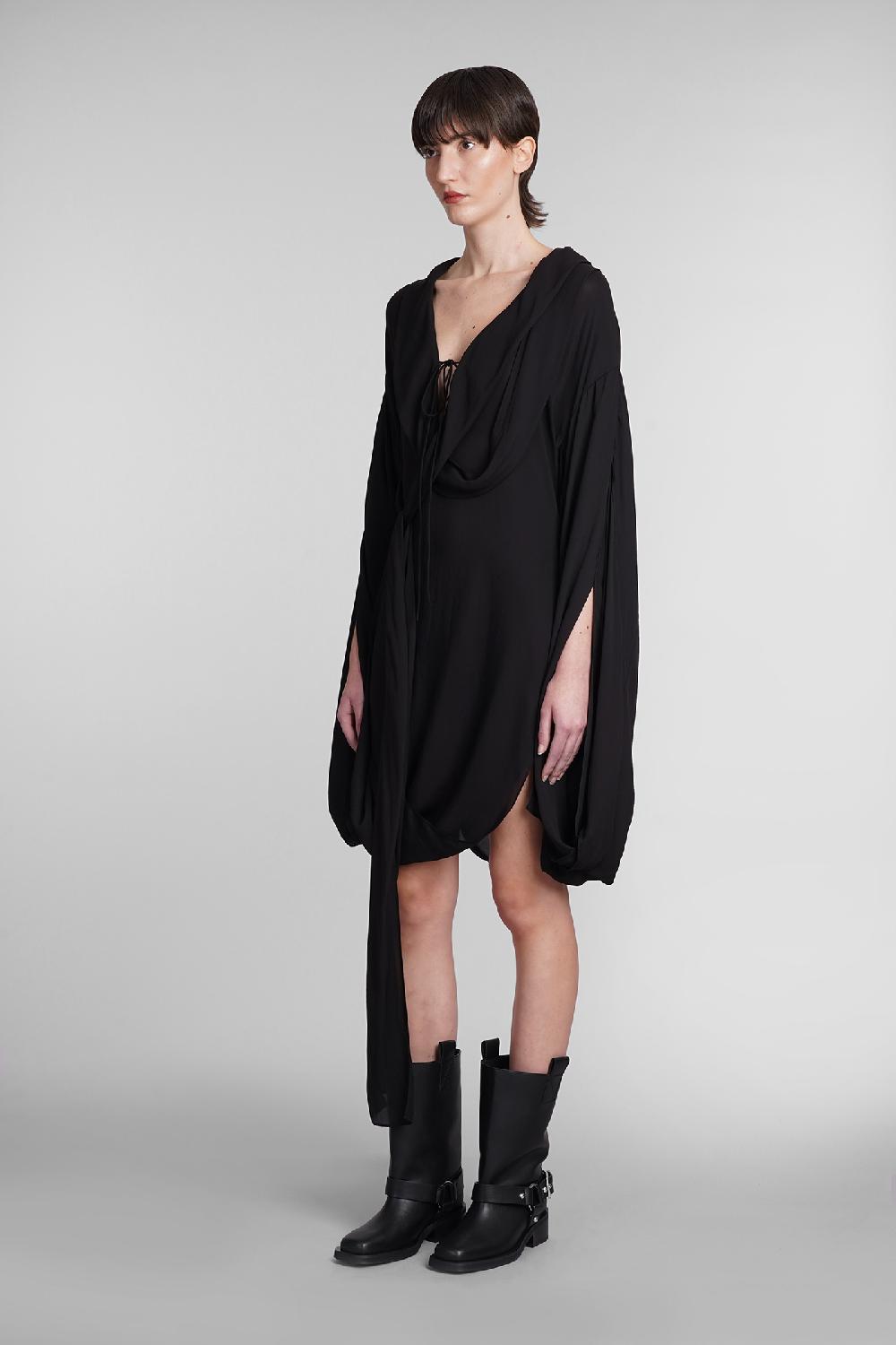 Deliberti Acne Studios Abito in viscosa nera cod. 395331 - Deliberti The Luxury Shopping Soddisfazione Garantita