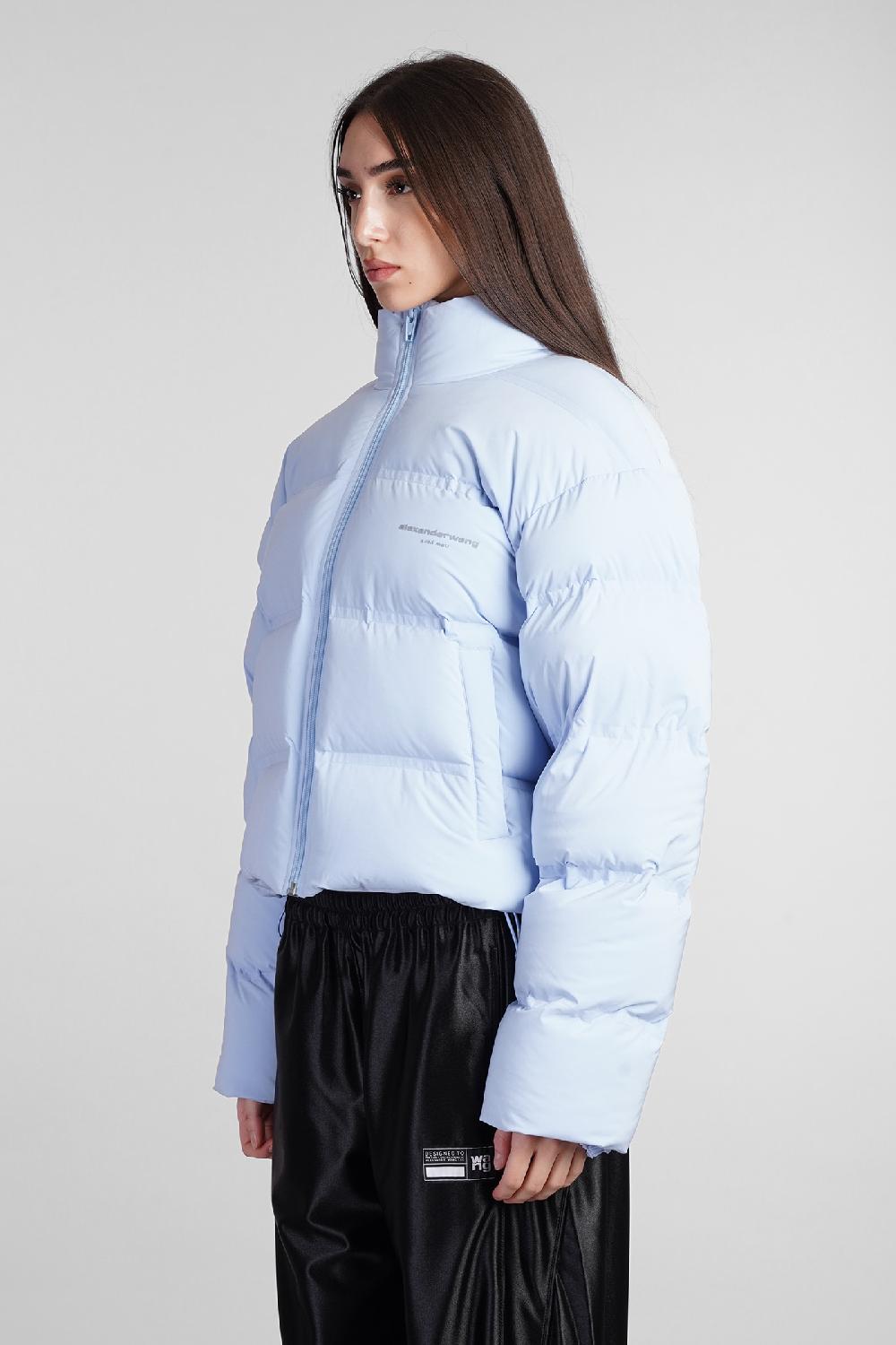 Deliberti Alexander Wang Piumino in poliestere celeste cod. 408612 - Deliberti The Luxury Shopping Qualità Garantita
