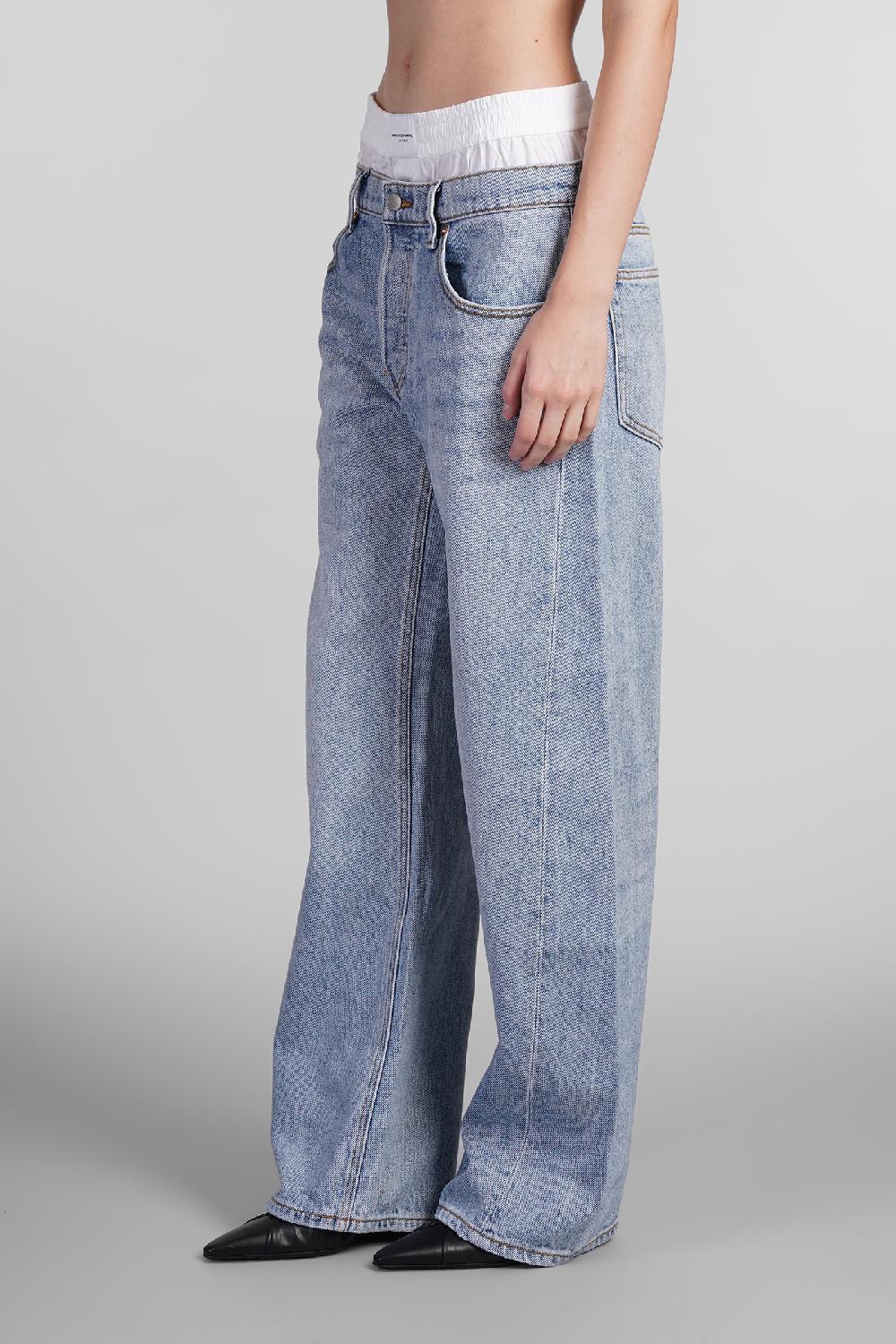 Deliberti Alexander Wang Jeans in cotone blu cod. 401872 - Deliberti The Luxury Shopping Acquista Ora