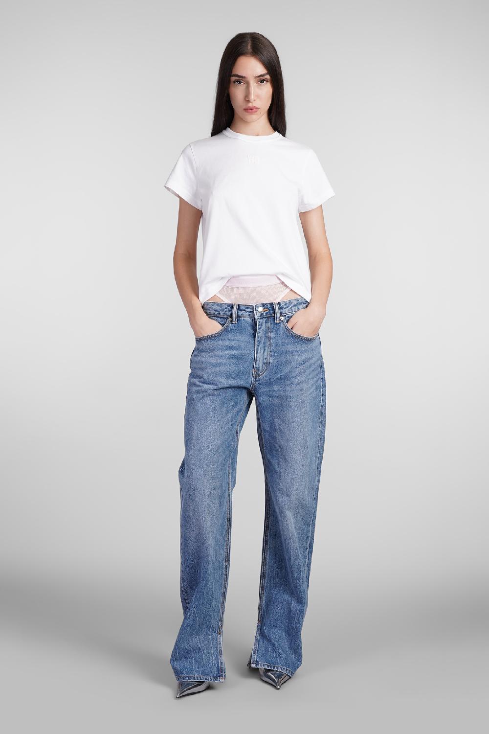 Deliberti Alexander Wang T-shirt in cotone bianco cod. 408605 - Deliberti The Luxury Shopping Consegna Veloce