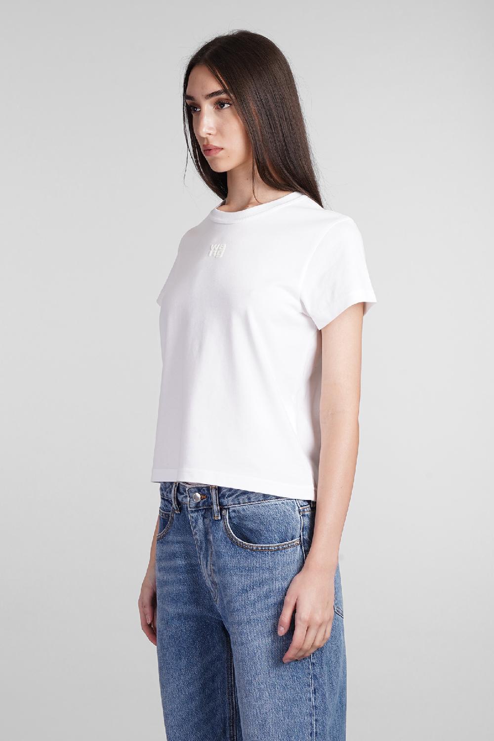 Deliberti Alexander Wang T-shirt in cotone bianco cod. 408605 - Deliberti The Luxury Shopping Consegna Veloce