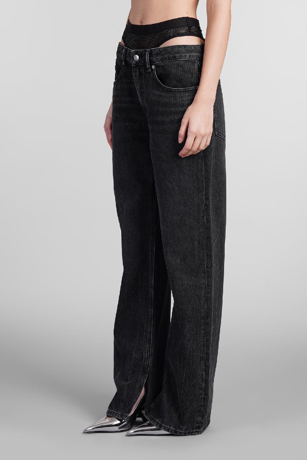 Deliberti Alexander Wang Jeans in cotone nero cod. 408656 - Deliberti The Luxury Shopping Shopping Online