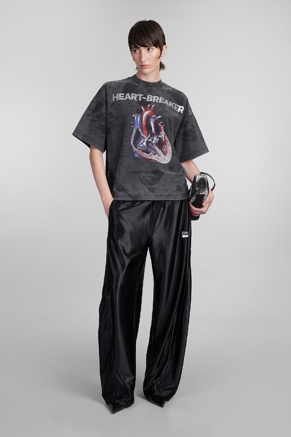 Deliberti Alexander Wang T-shirt in cotone grigio cod. 401750 - Deliberti The Luxury Shopping Sconto