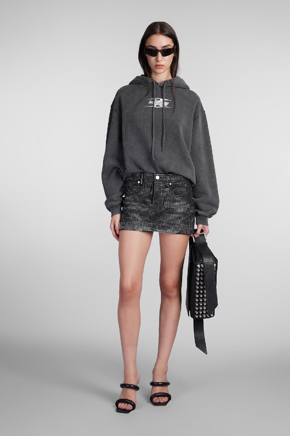 Deliberti Alexander Wang Gonna in cotone nero cod. 408659 - Deliberti The Luxury Shopping Offerta