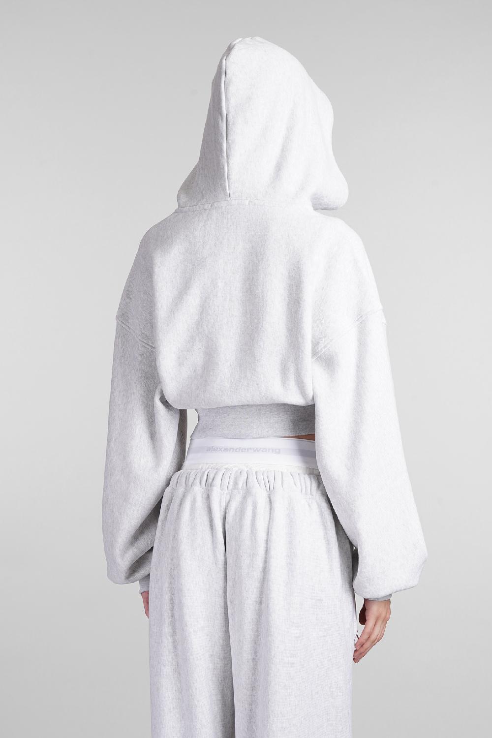 Deliberti Alexander Wang Felpa in cotone grigio cod. 408603 - Deliberti The Luxury Shopping Outlet
