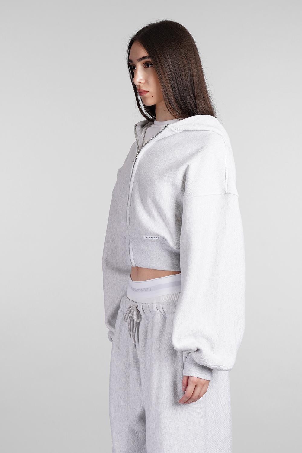 Deliberti Alexander Wang Felpa in cotone grigio cod. 408603 - Deliberti The Luxury Shopping Outlet