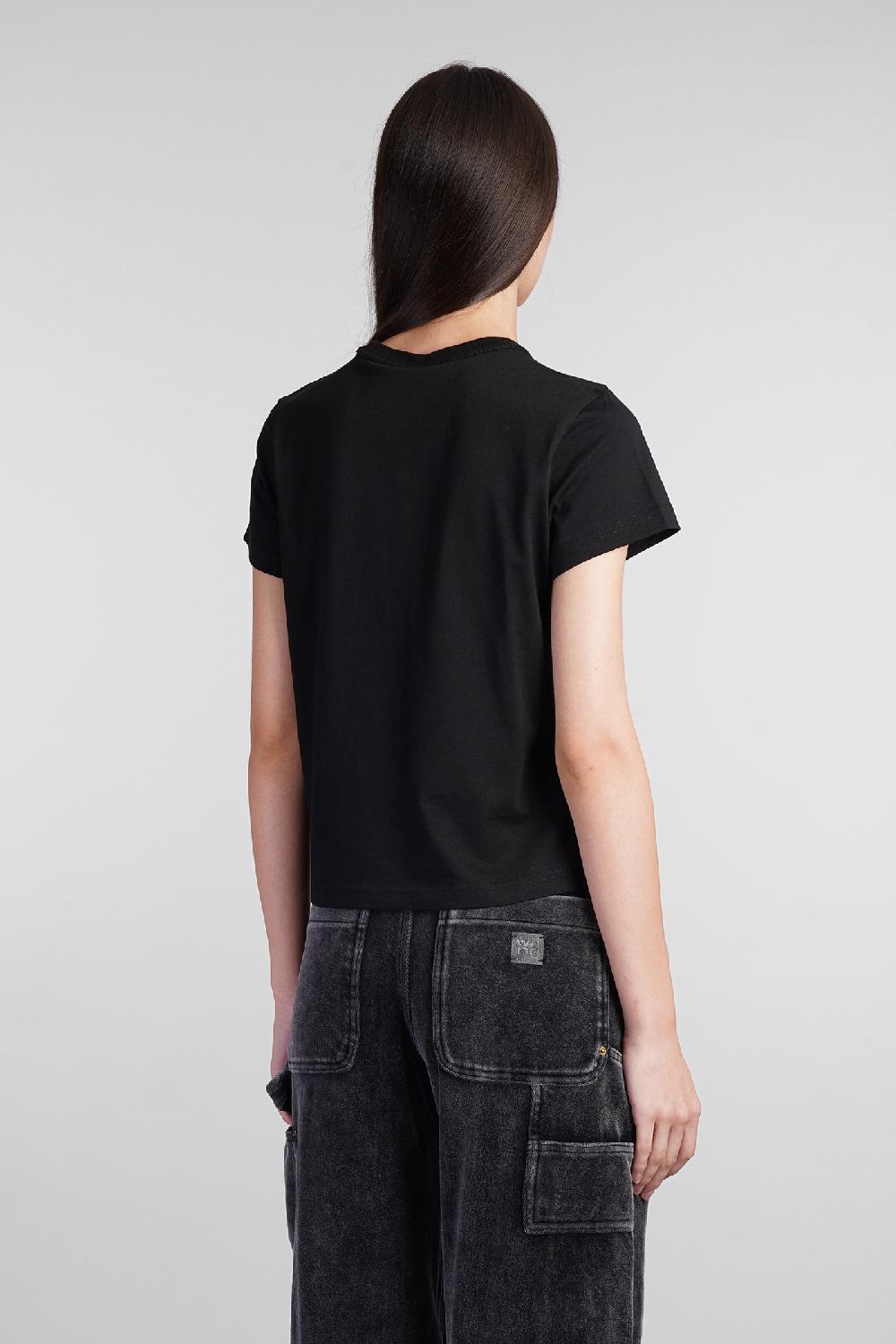 Deliberti Alexander Wang T-shirt in cotone nero cod. 408604 - Deliberti The Luxury Shopping Vendita Economica