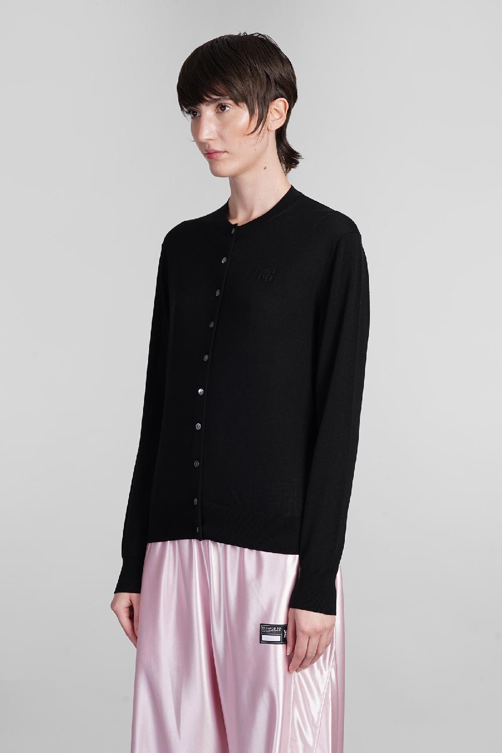 Deliberti Alexander Wang Cardigan in lana nera cod. 401761 - Deliberti The Luxury Shopping I Più Venduti