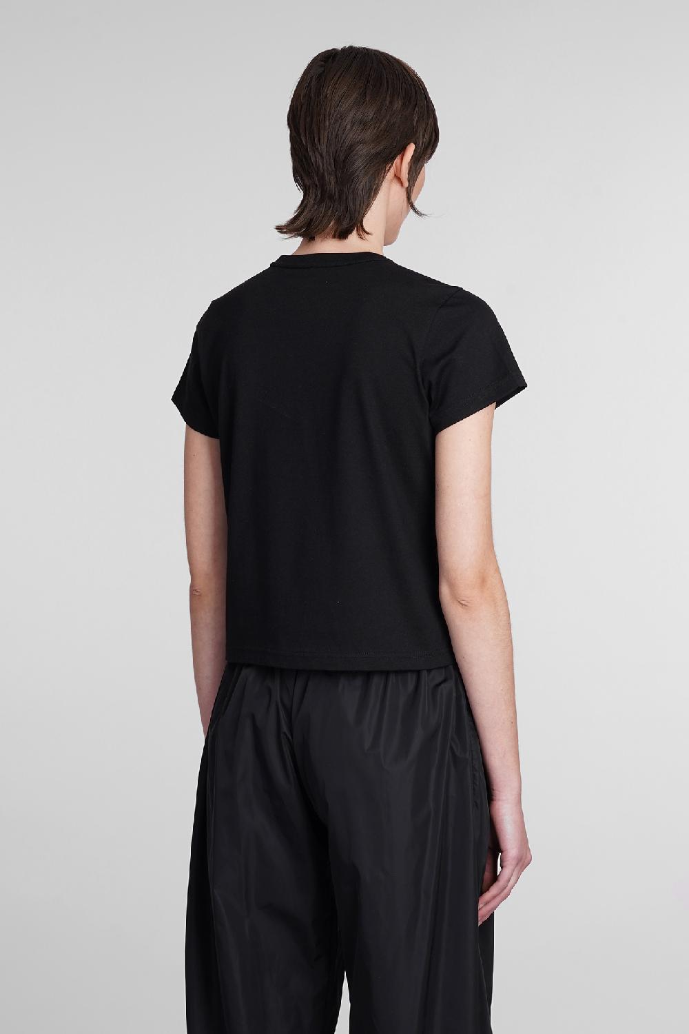Deliberti Alexander Wang T-shirt in cotone nero cod. 369263 - Deliberti The Luxury Shopping Negozio