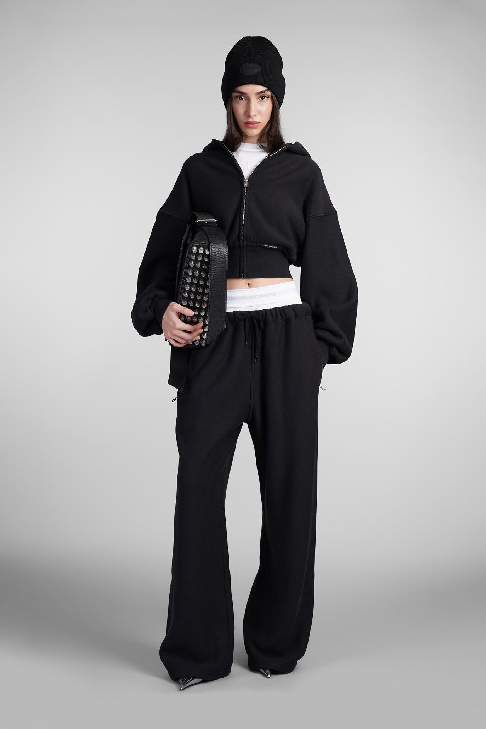 Deliberti Alexander Wang Pantalone in cotone nero cod. 392044 - Deliberti The Luxury Shopping Moda