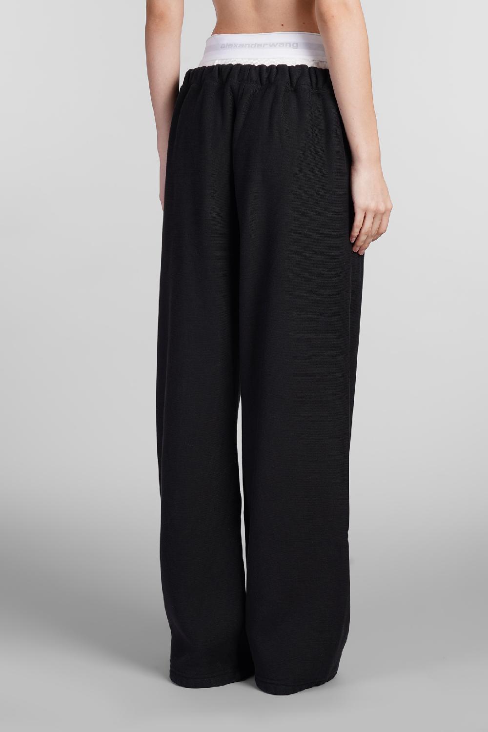 Deliberti Alexander Wang Pantalone in cotone nero cod. 392044 - Deliberti The Luxury Shopping Moda