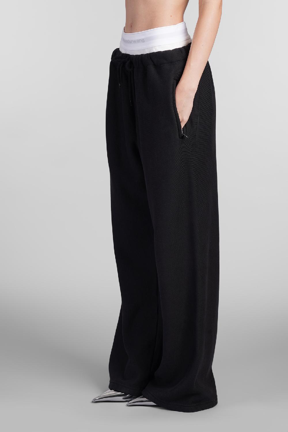 Deliberti Alexander Wang Pantalone in cotone nero cod. 392044 - Deliberti The Luxury Shopping Moda