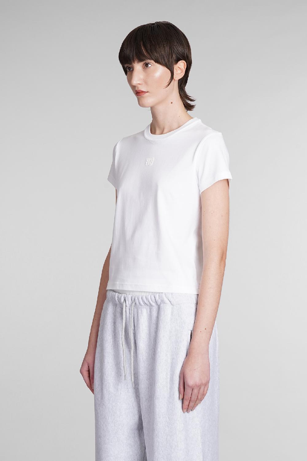 Deliberti Alexander Wang T-shirt in cotone bianco cod. 355570 - Deliberti The Luxury Shopping 2025