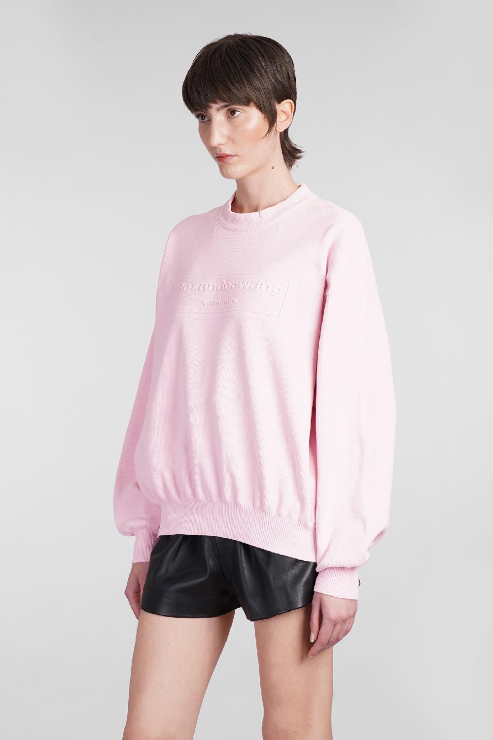 Deliberti Alexander Wang Maglia in poliestere rosa cod. 401580 - Deliberti The Luxury Shopping Italy