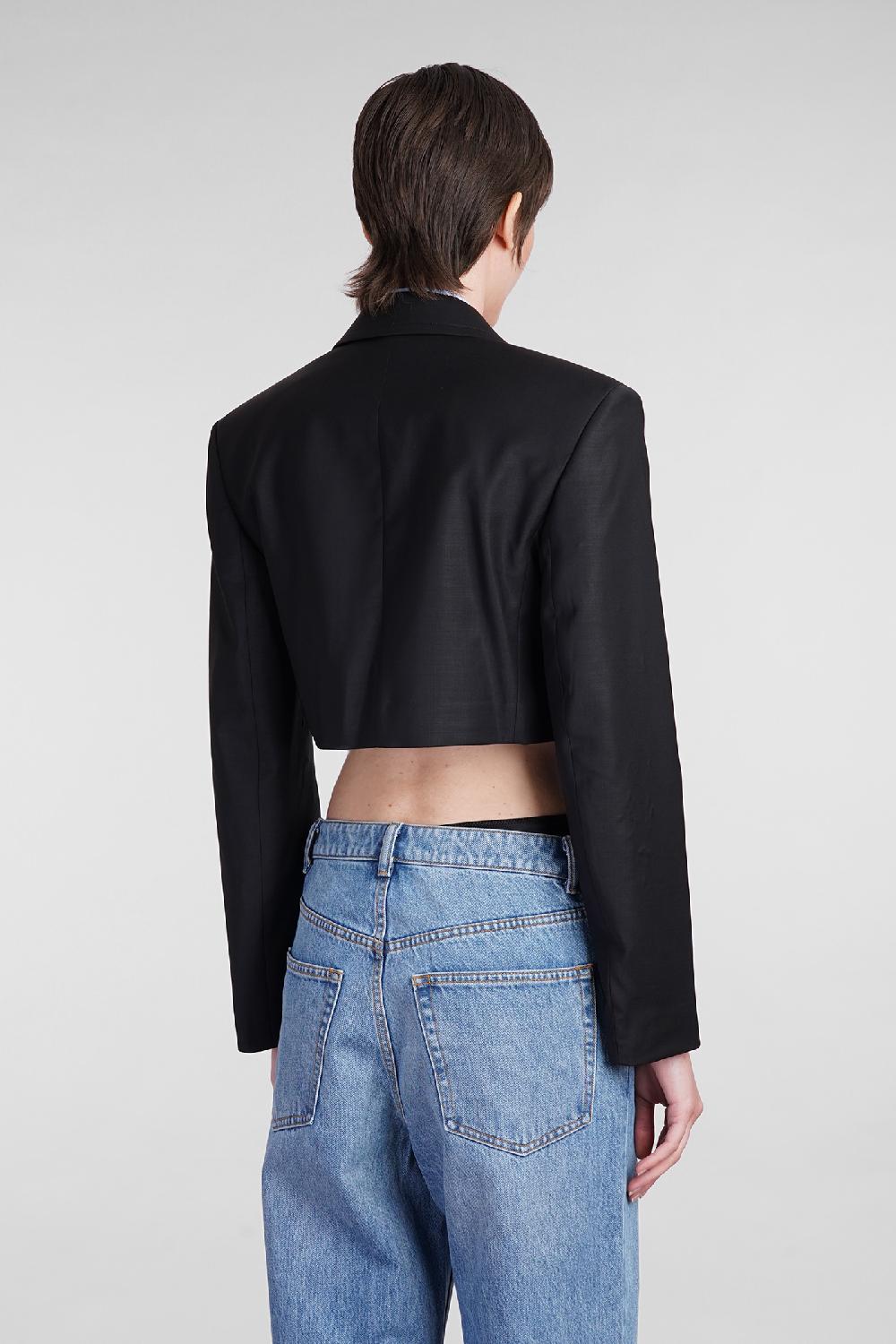 Deliberti Alexander Wang Blazer in lana nera cod. 401583 - Deliberti The Luxury Shopping Italia