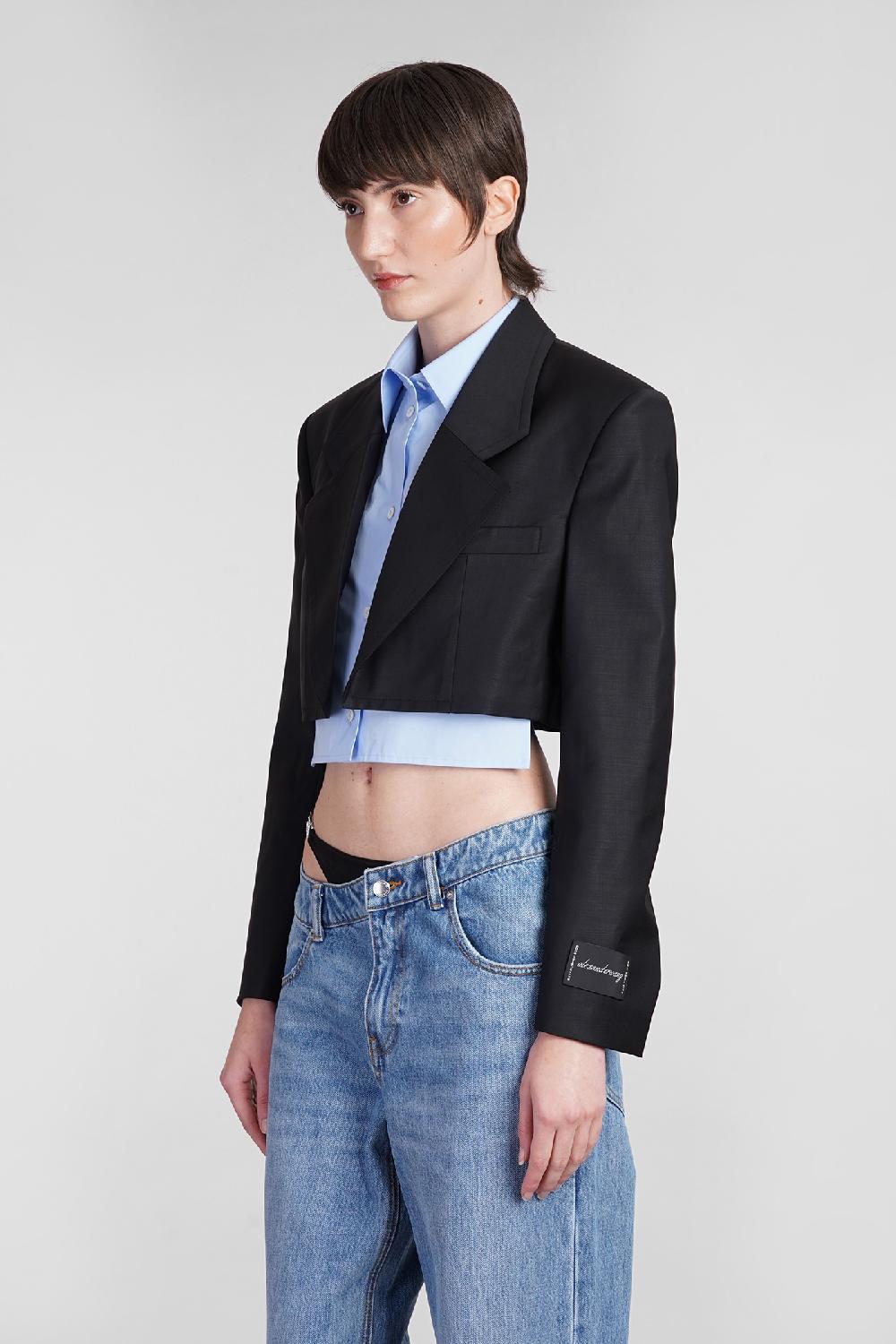 Deliberti Alexander Wang Blazer in lana nera cod. 401583 - Deliberti The Luxury Shopping Italia