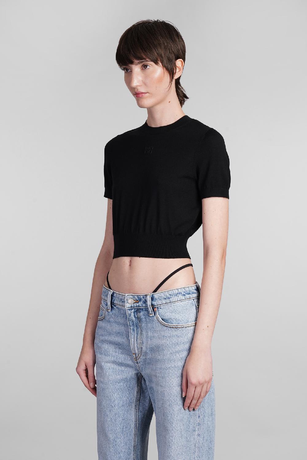 Deliberti Alexander Wang Topwear in lana nera cod. 401758 - Deliberti The Luxury Shopping In Linea