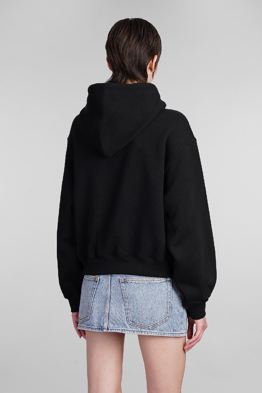 Deliberti Alexander Wang Felpa in cotone nero cod. 401751 - Deliberti The Luxury Shopping Saldi Di Fabbrica