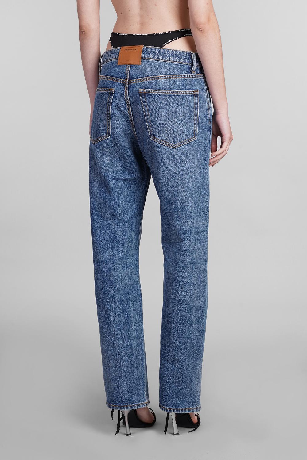 Deliberti Alexander Wang Jeans in cotone blu cod. 401871 - Deliberti The Luxury Shopping Vendita