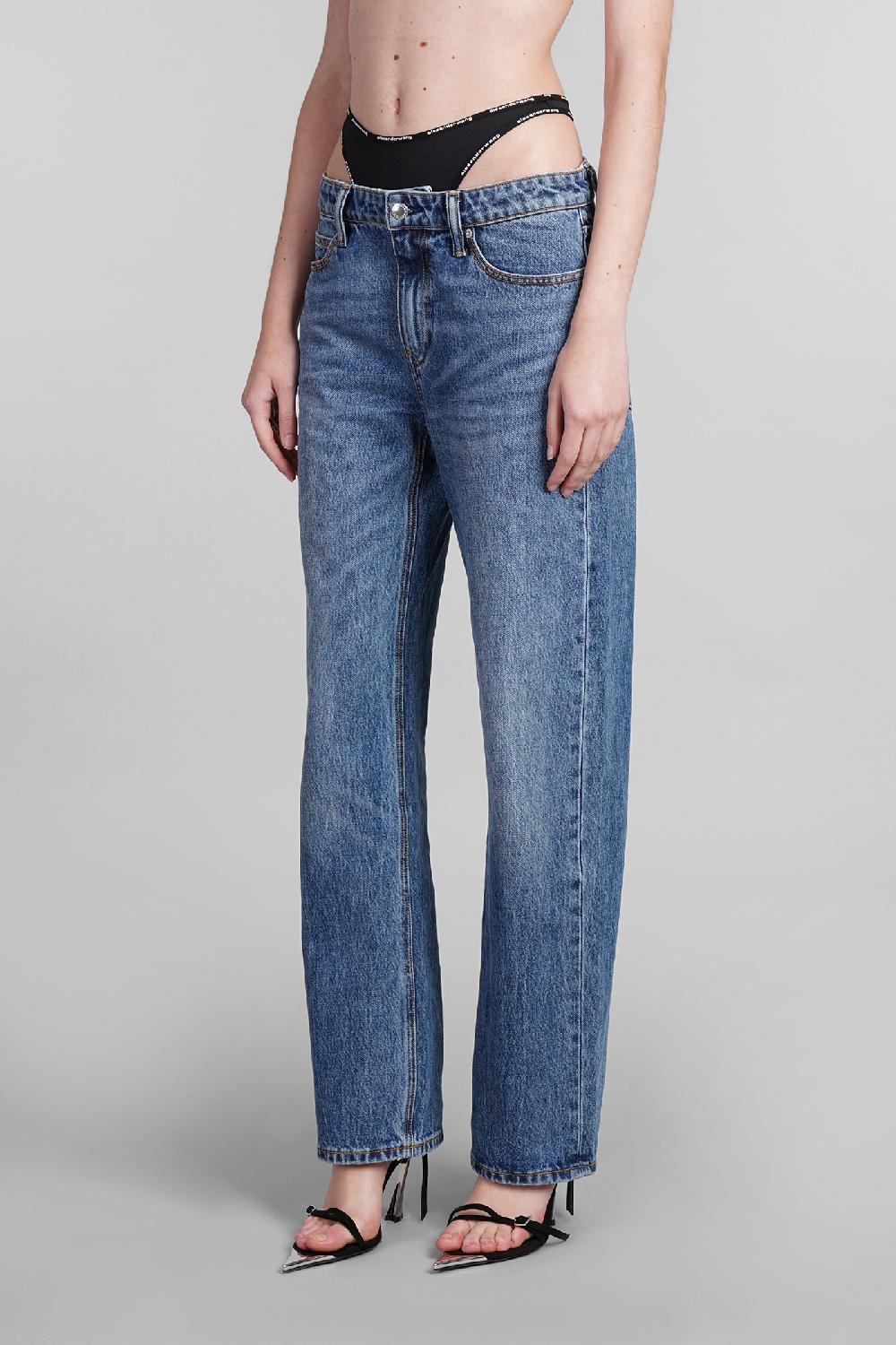 Deliberti Alexander Wang Jeans in cotone blu cod. 401871 - Deliberti The Luxury Shopping Vendita