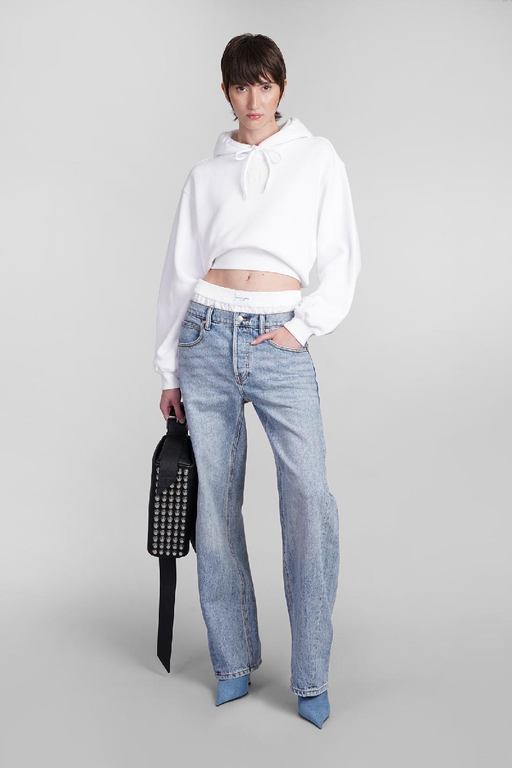 Deliberti Alexander Wang Felpa in cotone bianco cod. 401753 - Deliberti The Luxury Shopping Promozione