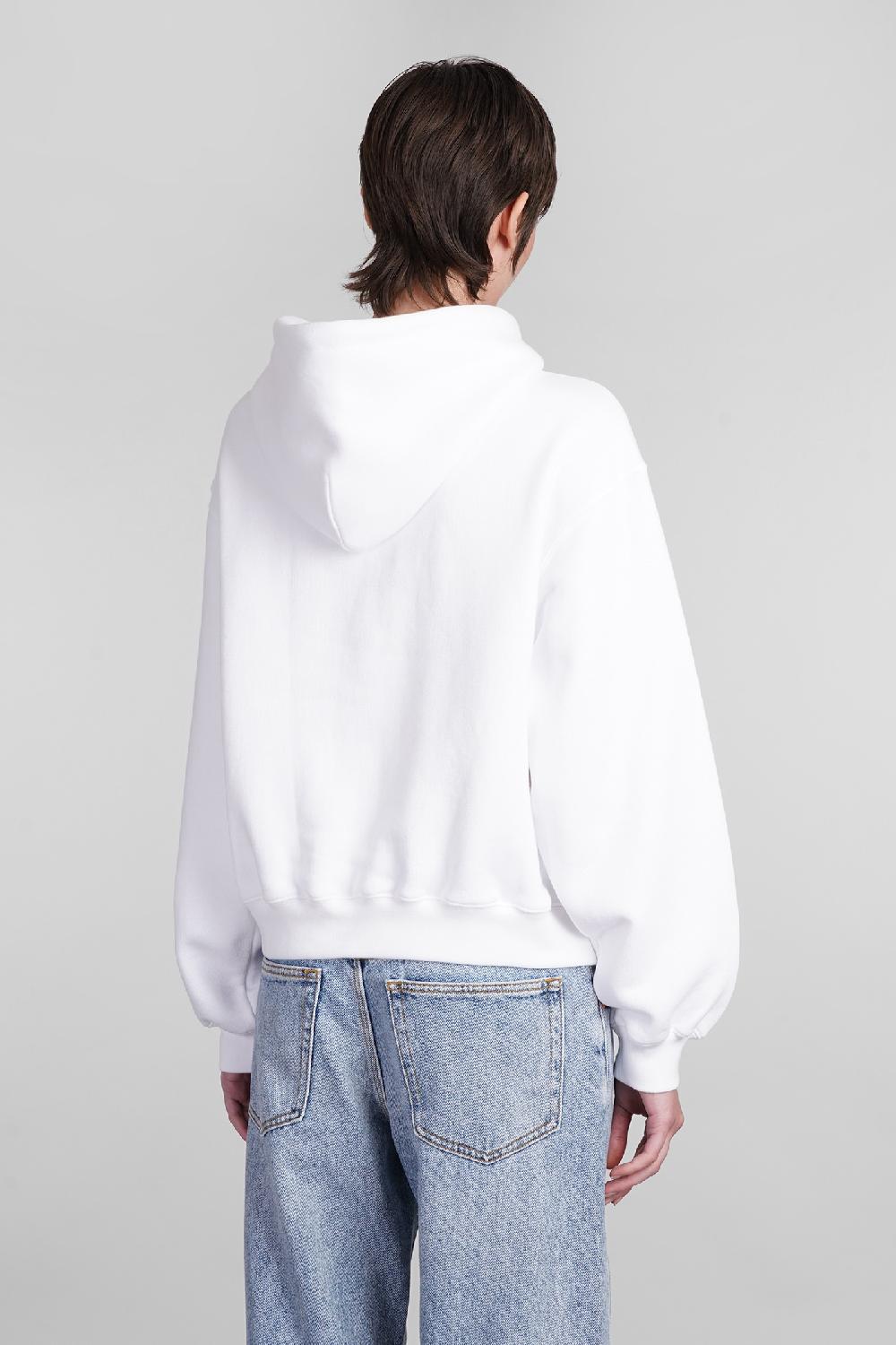 Deliberti Alexander Wang Felpa in cotone bianco cod. 401753 - Deliberti The Luxury Shopping Promozione