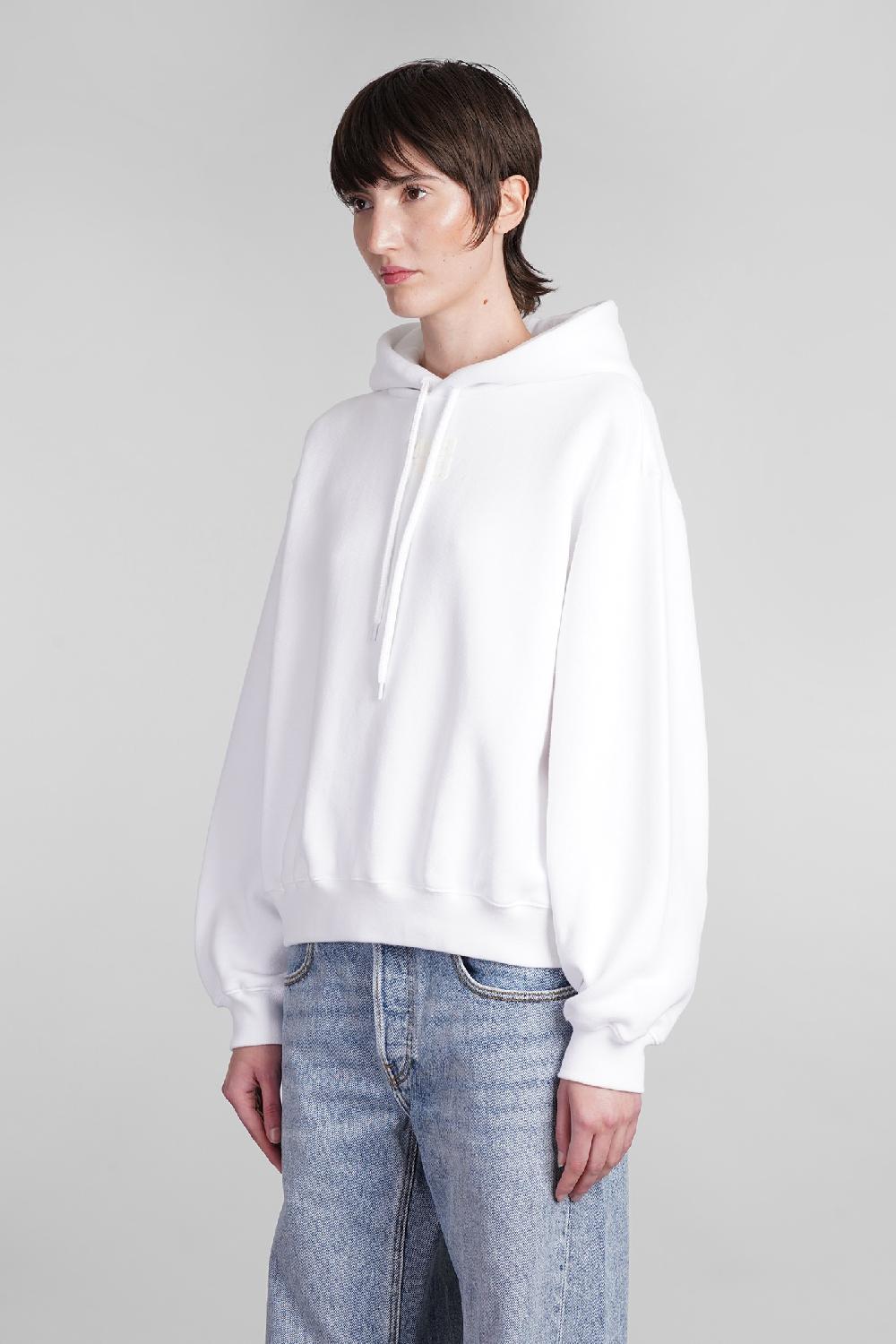 Deliberti Alexander Wang Felpa in cotone bianco cod. 401753 - Deliberti The Luxury Shopping Promozione