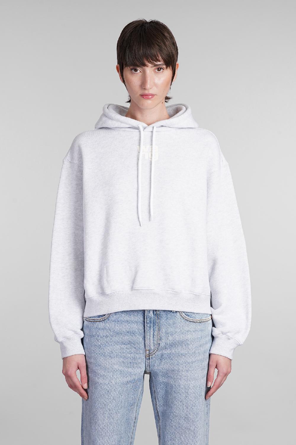 Deliberti Alexander Wang Felpa in cotone grigio cod. 401752 - Deliberti The Luxury Shopping