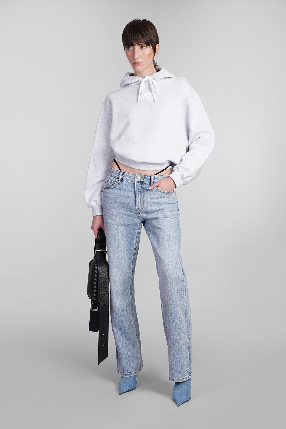 Deliberti Alexander Wang Felpa in cotone grigio cod. 401752 - Deliberti The Luxury Shopping Spedizione Gratuita