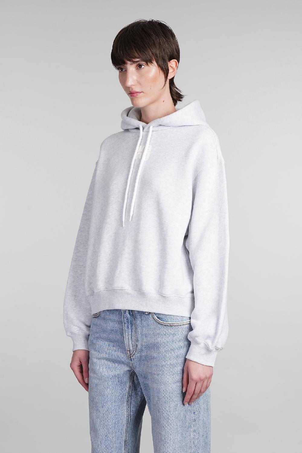 Deliberti Alexander Wang Felpa in cotone grigio cod. 401752 - Deliberti The Luxury Shopping Spedizione Gratuita