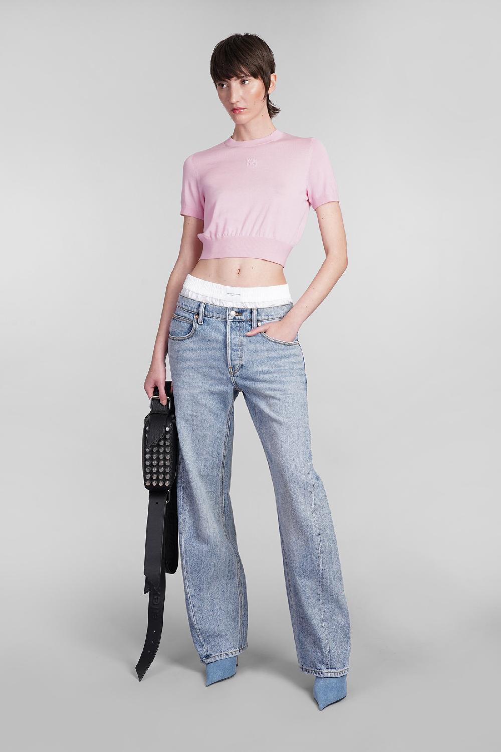 Deliberti Alexander Wang Topwear in lana rosa cod. 401759 - Deliberti The Luxury Shopping Pezzi Unici