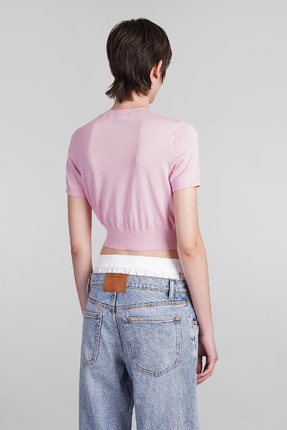 Deliberti Alexander Wang Topwear in lana rosa cod. 401759 - Deliberti The Luxury Shopping Pezzi Unici