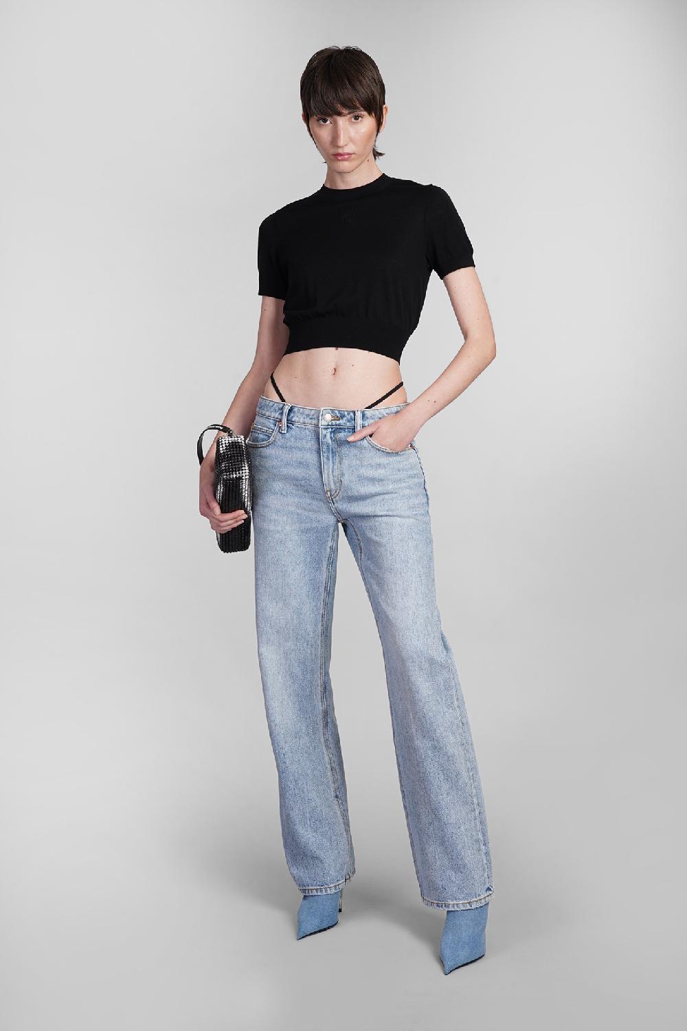 Deliberti Alexander Wang Jeans in cotone blu cod. 401873 - Deliberti The Luxury Shopping Negozi Online