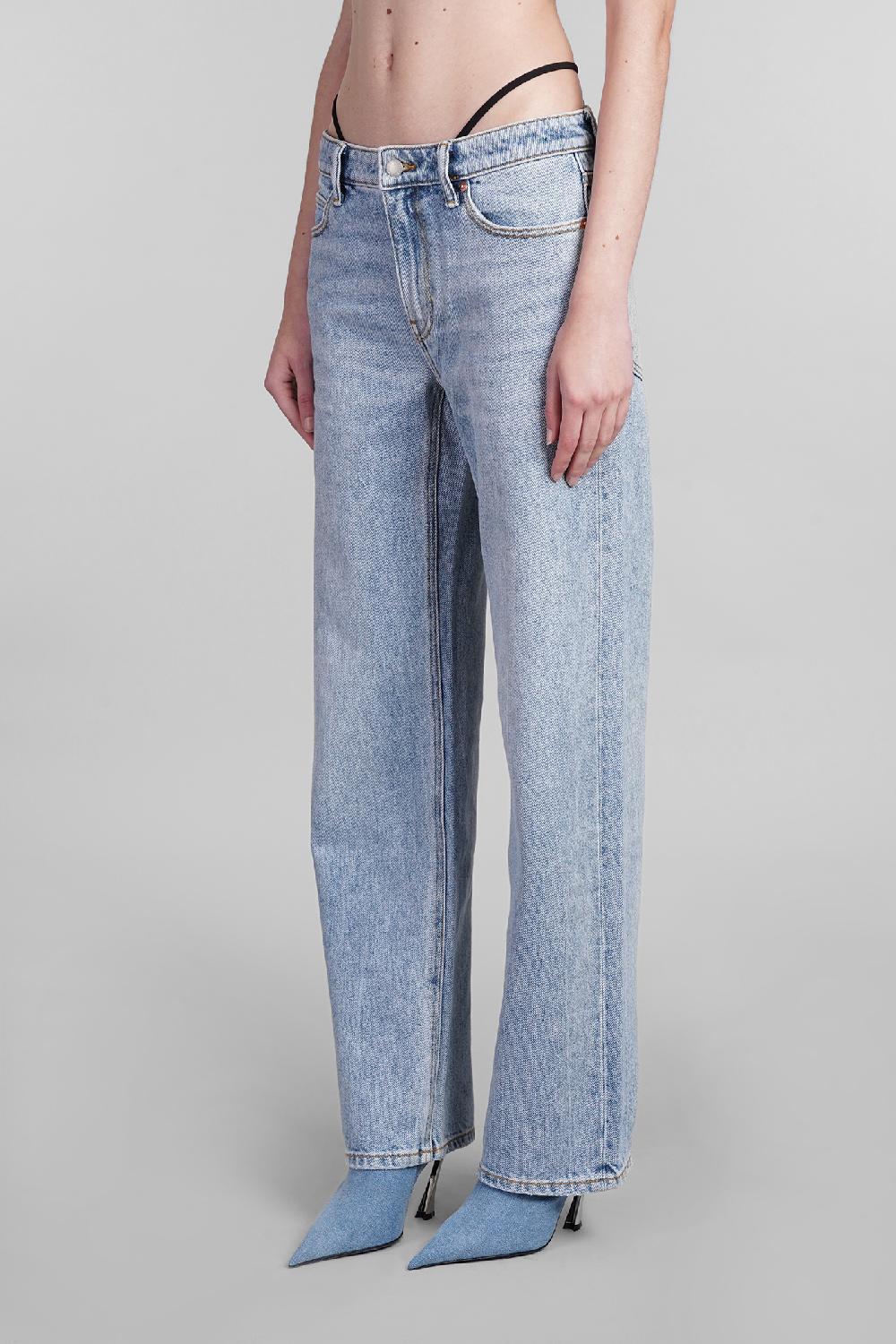 Deliberti Alexander Wang Jeans in cotone blu cod. 401873 - Deliberti The Luxury Shopping Negozi Online