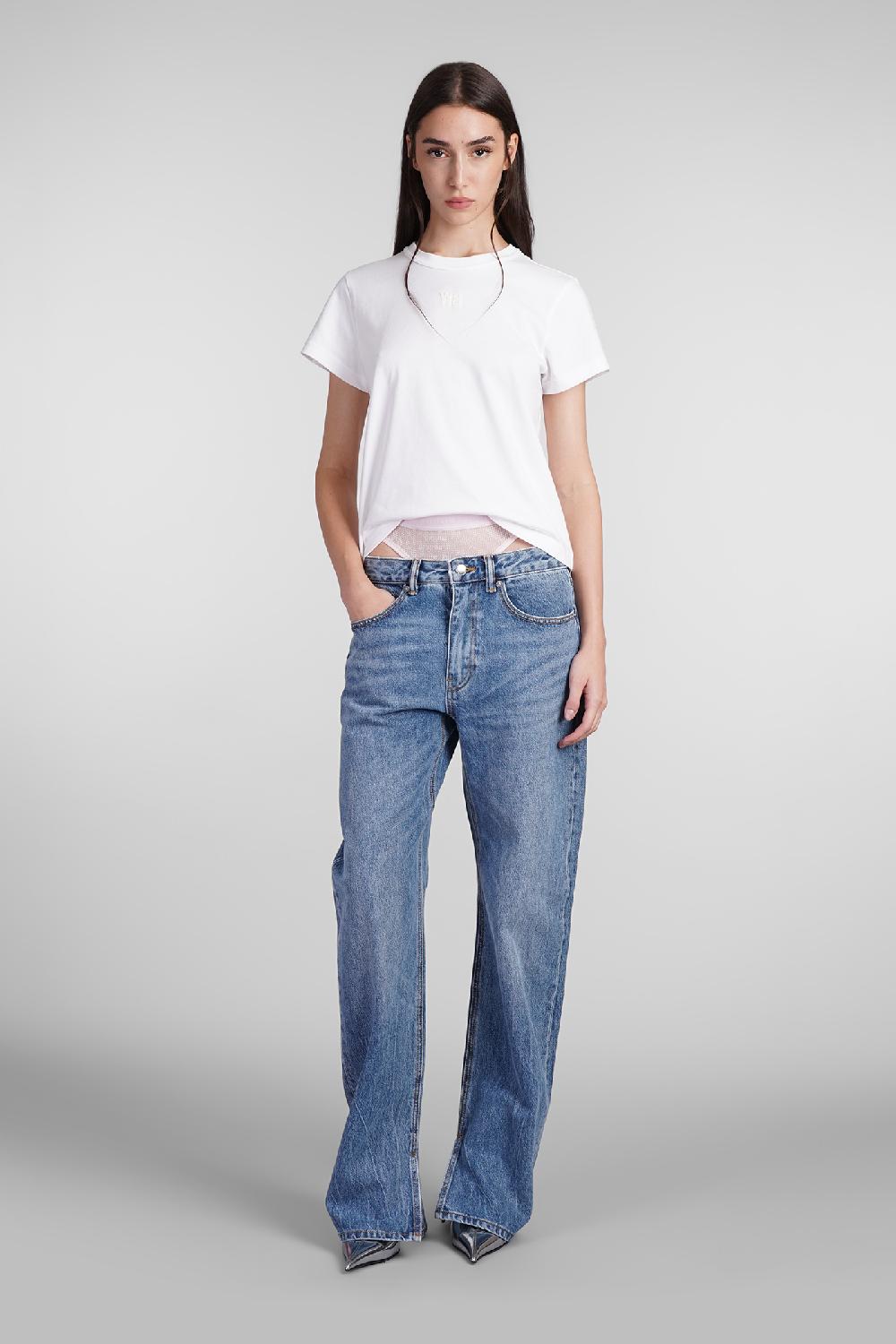 Deliberti Alexander Wang Jeans in cotone blu cod. 408655 - Deliberti The Luxury Shopping Consegna Veloce
