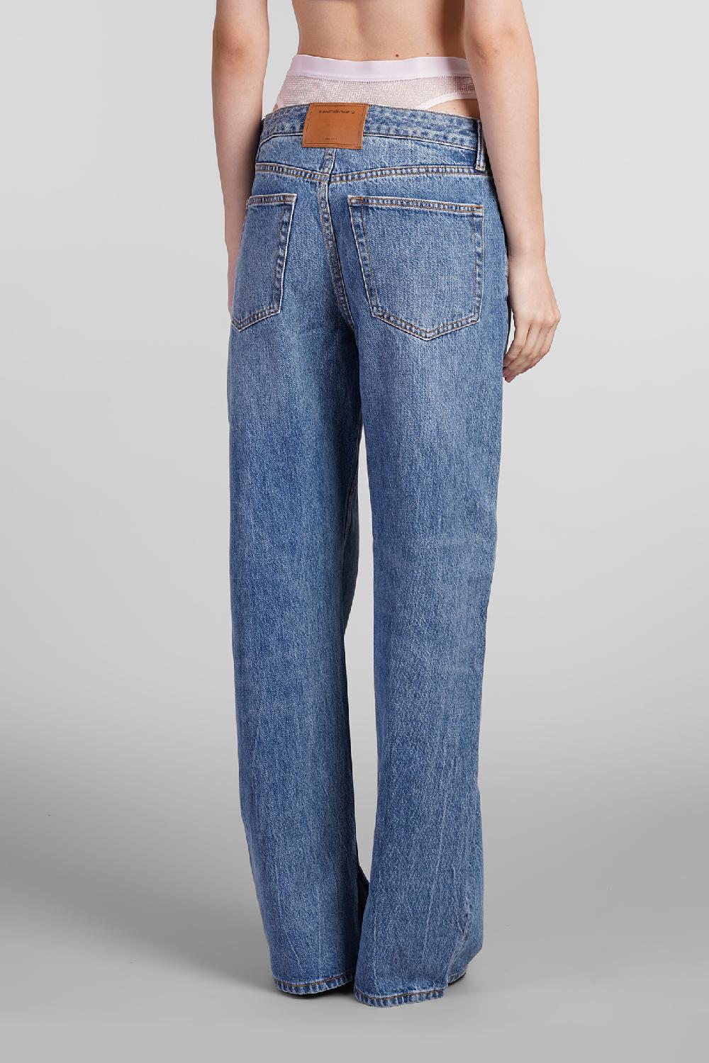 Deliberti Alexander Wang Jeans in cotone blu cod. 408655 - Deliberti The Luxury Shopping Consegna Veloce