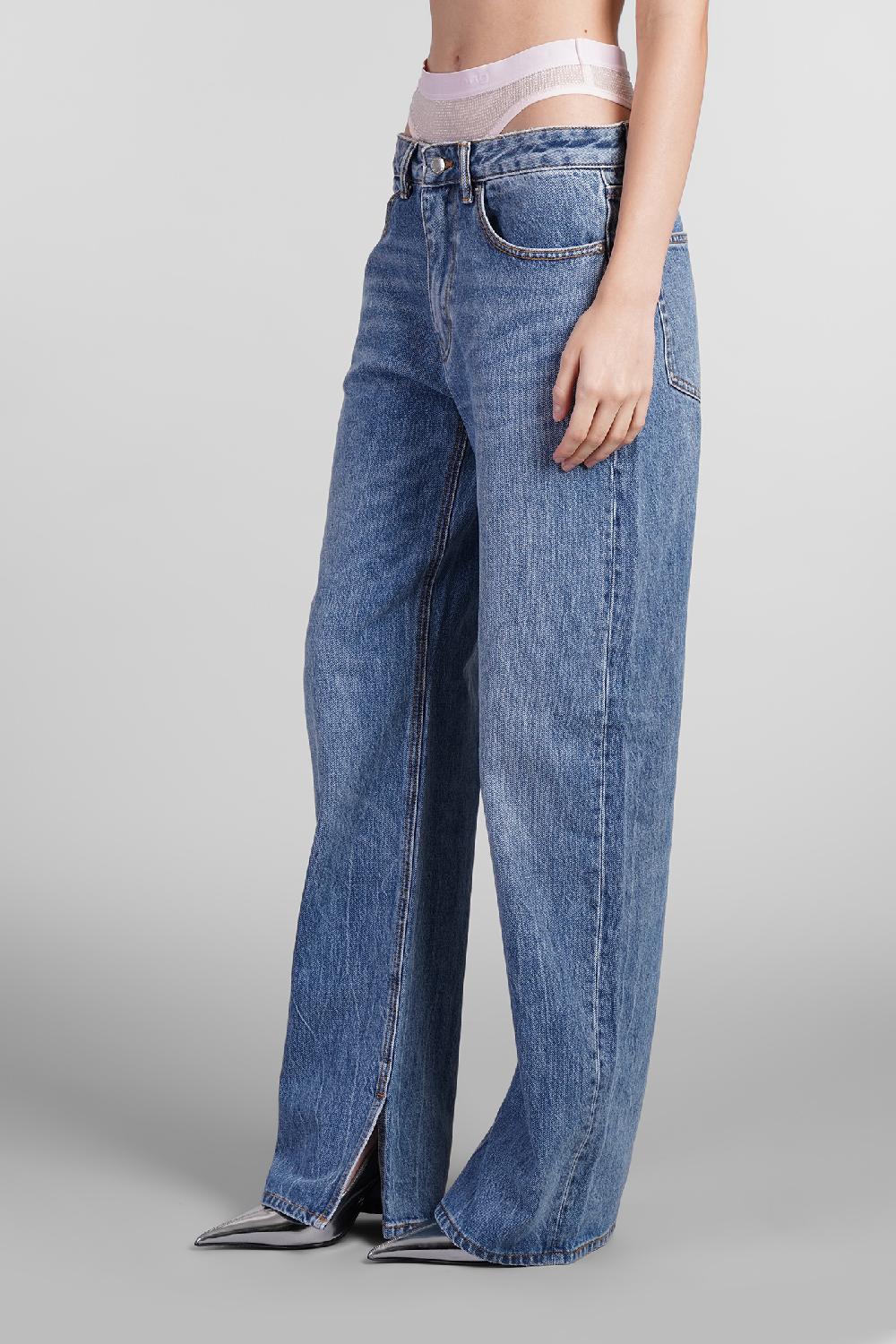 Deliberti Alexander Wang Jeans in cotone blu cod. 408655 - Deliberti The Luxury Shopping Consegna Veloce