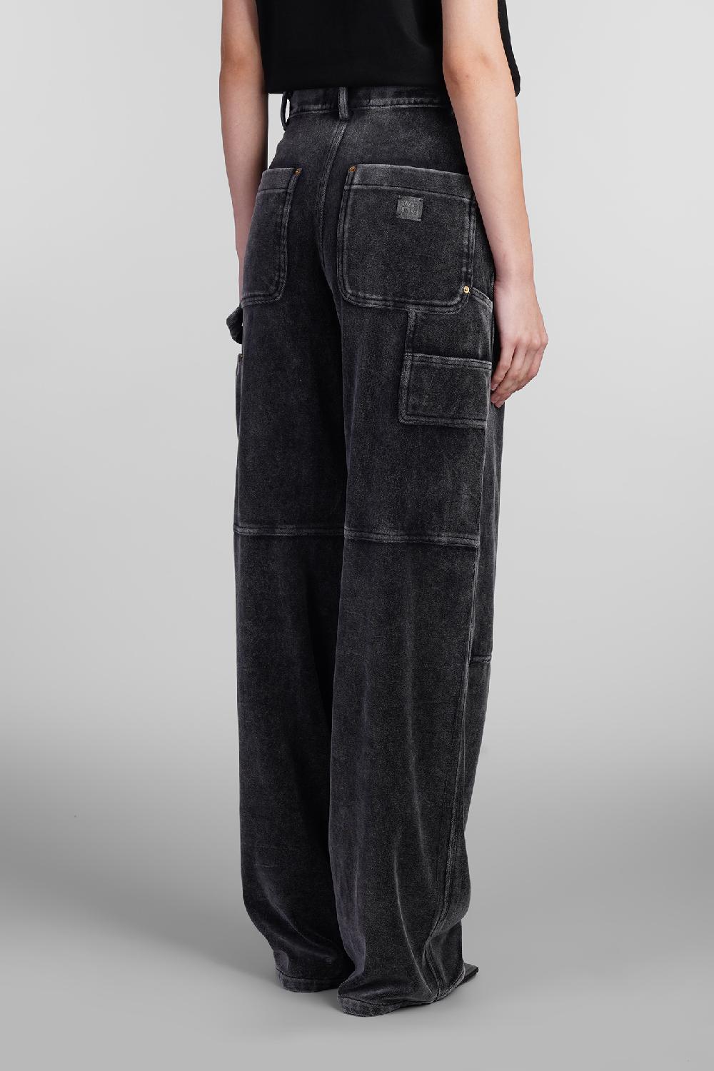 Deliberti Alexander Wang Pantalone in cotone nero cod. 408654 - Deliberti The Luxury Shopping Prezzo Ridotto