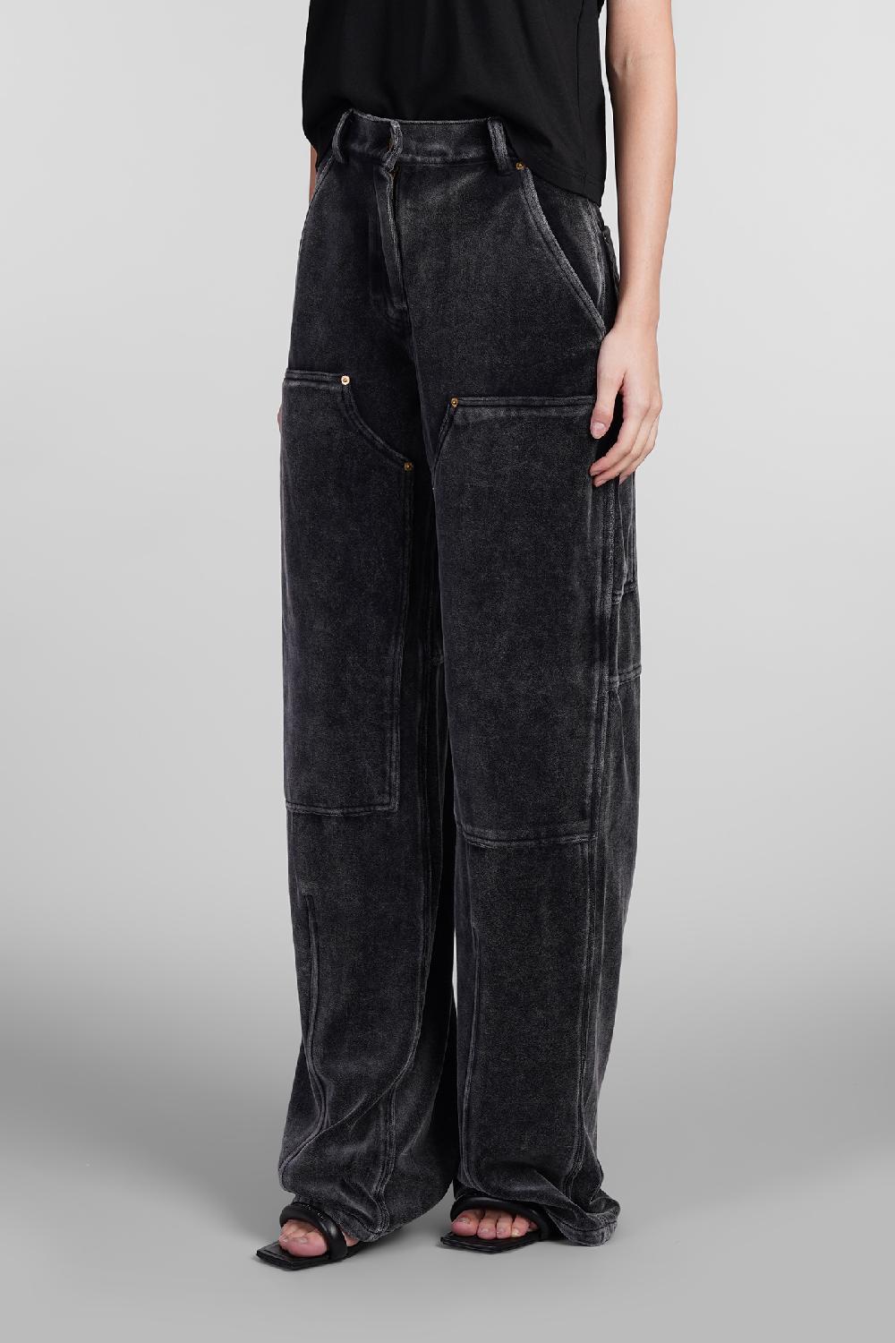 Deliberti Alexander Wang Pantalone in cotone nero cod. 408654 - Deliberti The Luxury Shopping Prezzo Ridotto