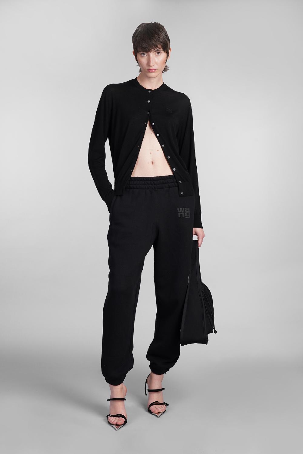 Deliberti Alexander Wang Pantalone in cotone nero cod. 401756 - Deliberti The Luxury Shopping Sottocosto